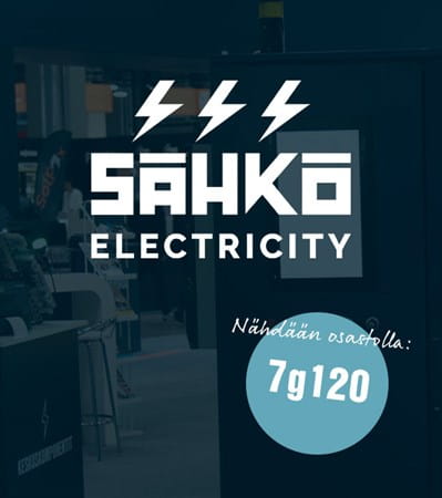 Olemme sähkömessuilla