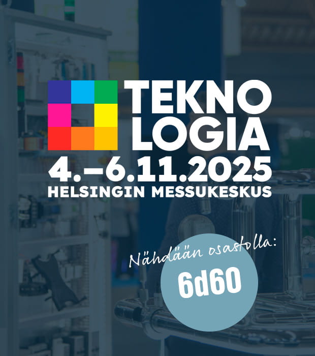 Olemme mukana Teknologia 2025 -messuilla