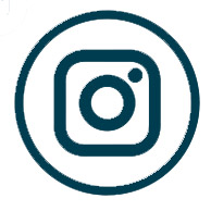 Instagram logo sininen