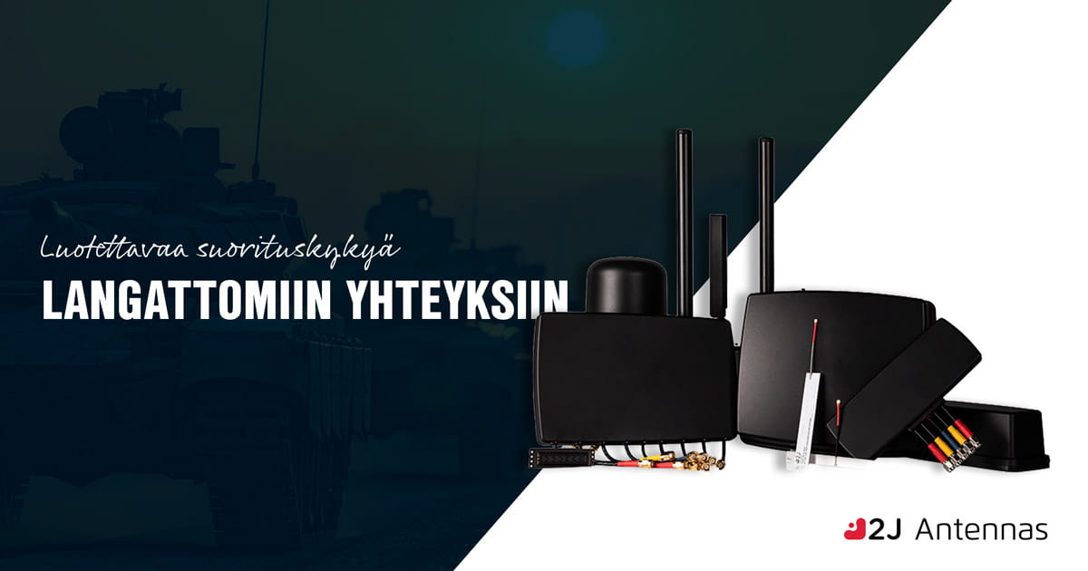 2J antennit vaativiinkin olosuhteisiin