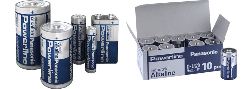 Panasonic alkaliparistot