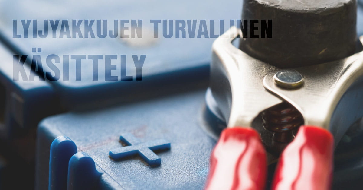 Lyijyakkujen turvallinen käsittely