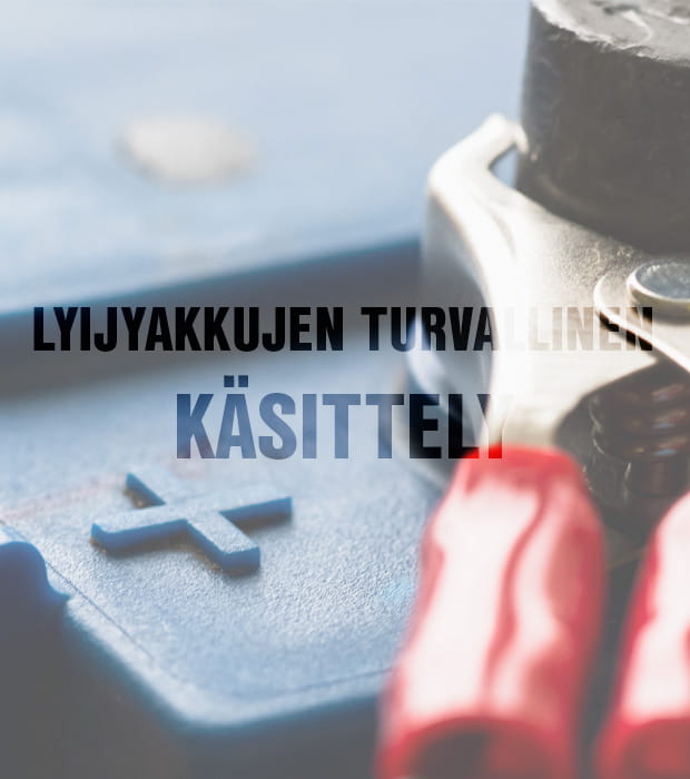 Lyijyakkujen turvallinen käsittely