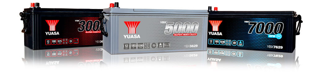 Raskaankaluston Yuasa Super Heavy Duty -akut