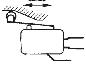 Mikrokytkin toimintavarsi