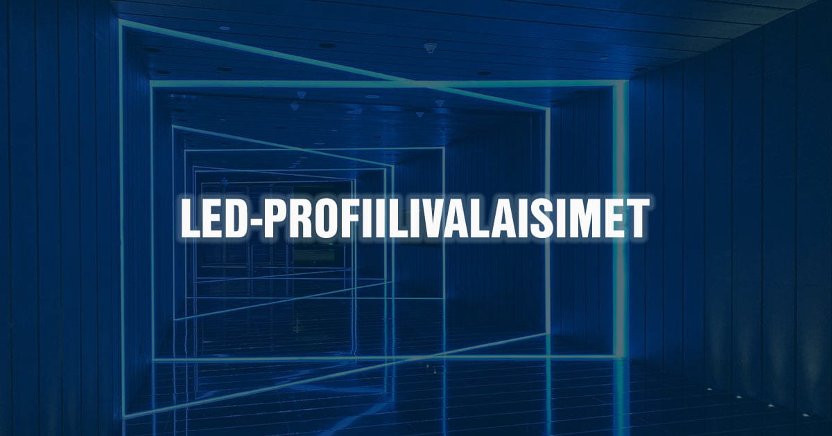Räätälöidyt led-profiilivalaisimet teollisuuteen