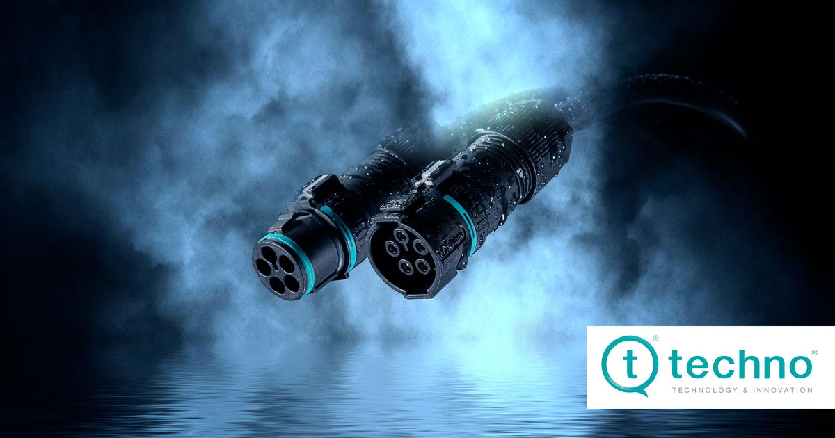 Techno vedenkestävät liittimet