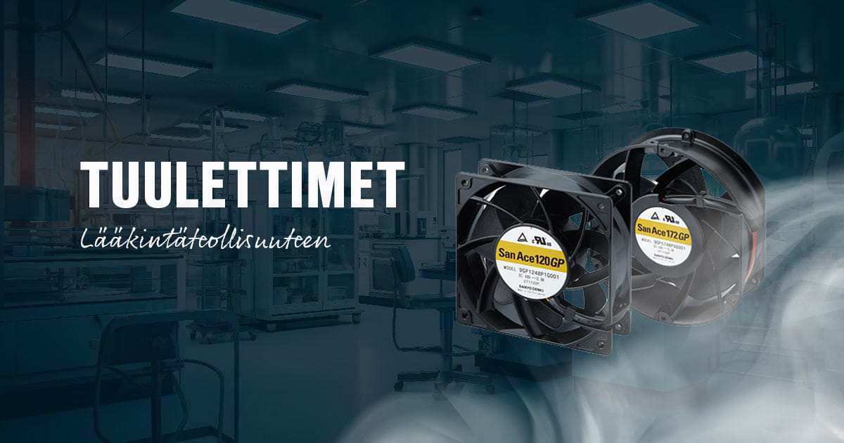 Tuulettimet lääketeollisuuden tarpeisiin