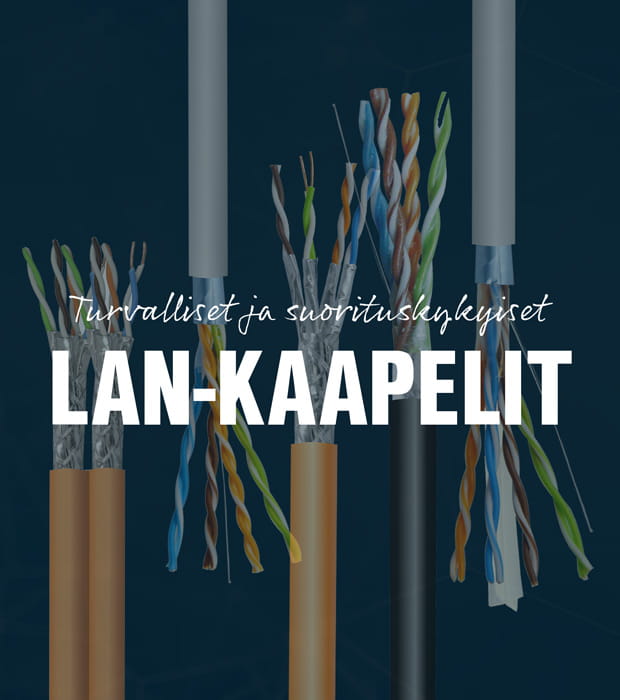 LAN-kaapelit tiedonsiirtoon