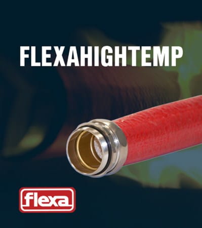 FLEXhightemp palonsuojaletku lämmönsuojasovelluksiin