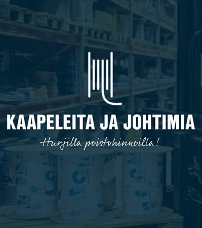 Kaapeleita ja johtimia alennuksella
