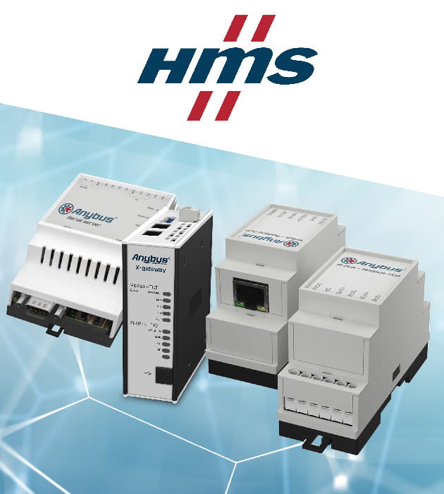 HMS Networks yhdistää laittaa kahden eri kenttäväylän välillä.