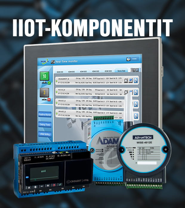 Laaja valikoima kaikkiin IIoT-tarpeisiin