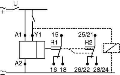 Aikareleiden kytkennät