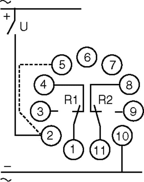 Aikareleiden kytkennät