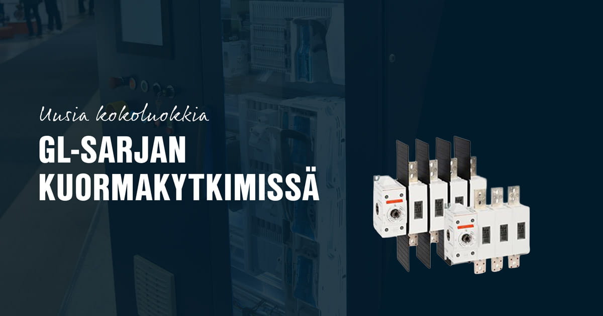 Lovato GL-sarjan kuormakytkimet