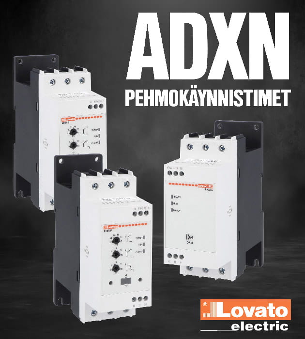 ADXN-pehmokäynnistimet Lovato Electriciltä