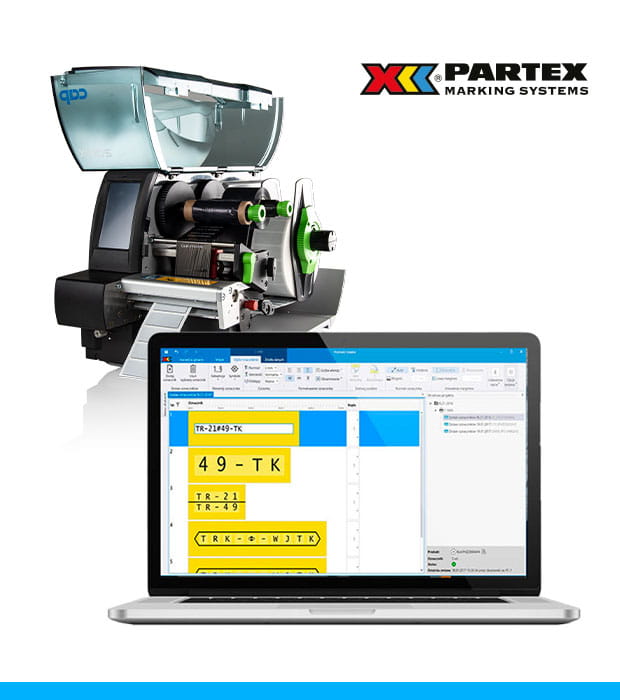 Partex-tulostimet ja materiaalit