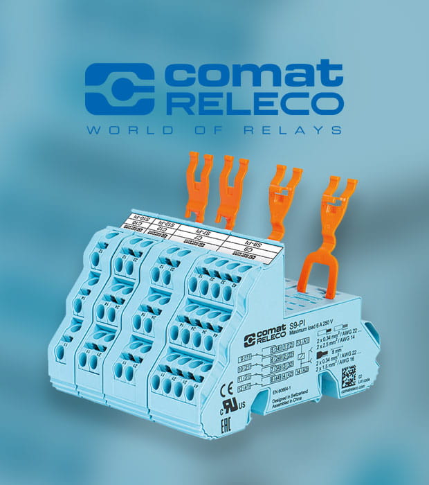 ComatRelecon push-in-relekannat