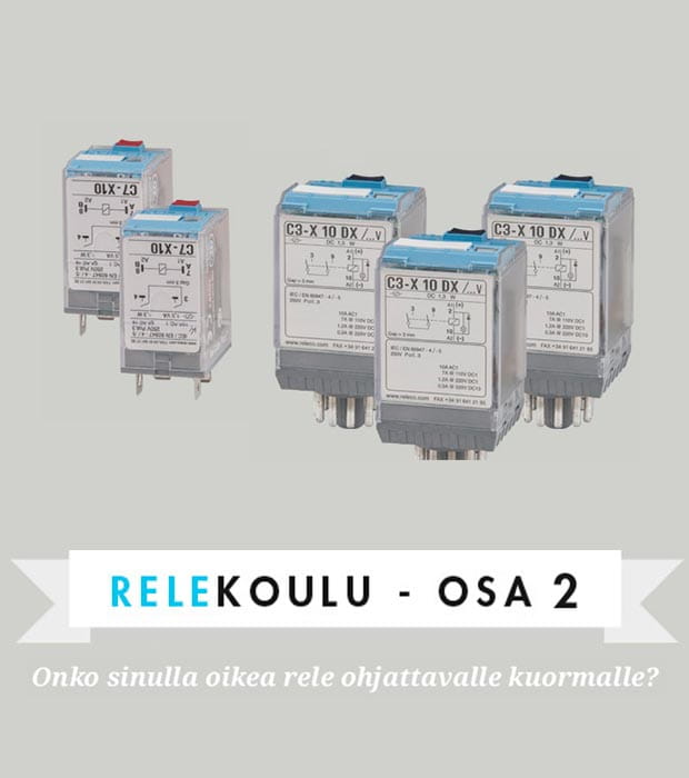 Relekoulu 2 - oikea rele kuormalle