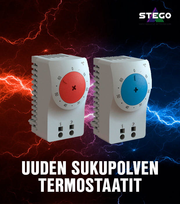 uuden sukupolven termostaatit Push-In-liittimillä