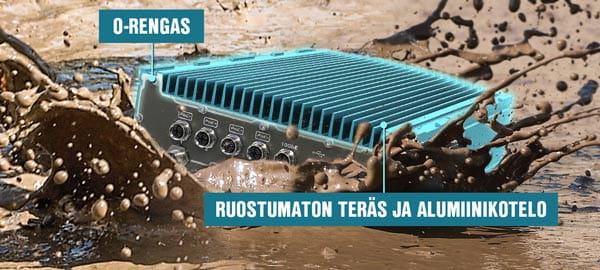 IP67-suojausluokka rugged