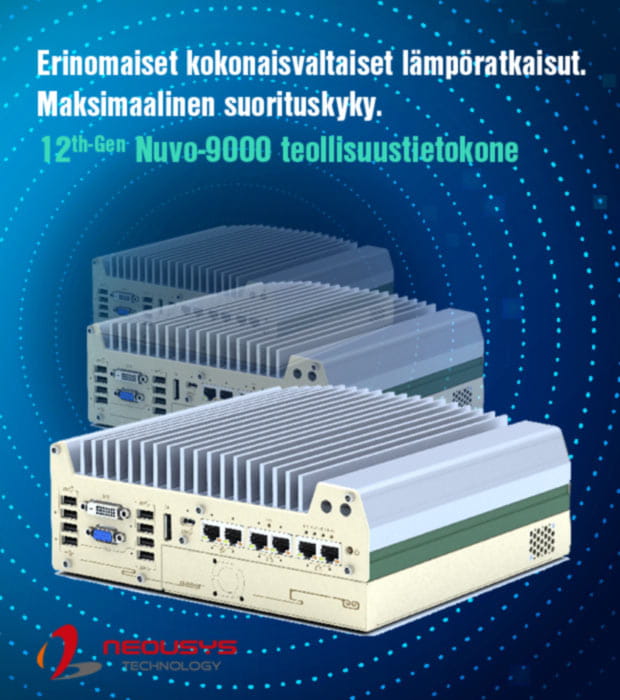 Nuvo 9000-sarjan teollisuustietokone on uutuustuotteemme