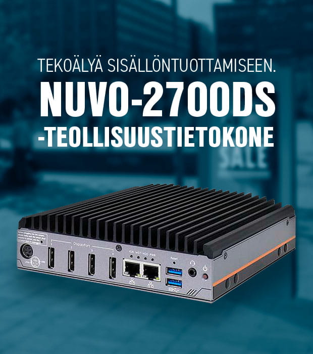 Nuvo-2700DS -teollisuustietokone