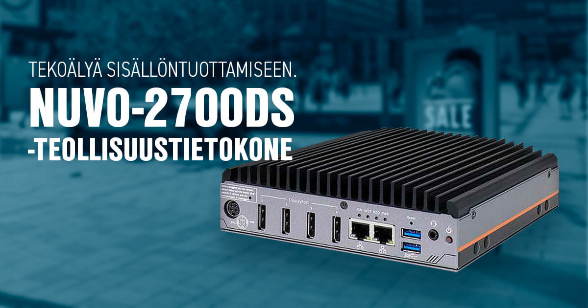 Nuvo-2700ds -teollisuustietokone