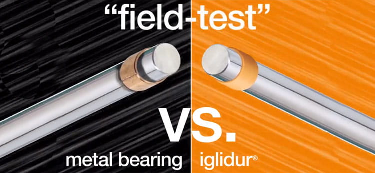 Igus Iglidur vs pronssilaakeri