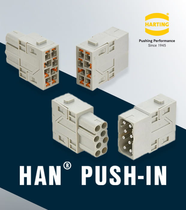 Han Push-In liitin uutuudet Hartingilta