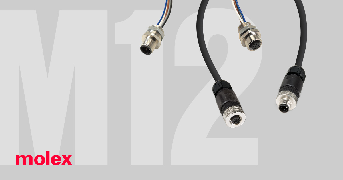Molex brad M12-kytkettävät liittimet