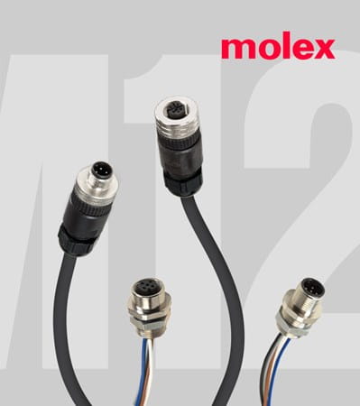 Molex brad M12-kytkettävät liittimet
