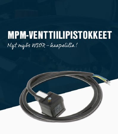 Molex mPm-venttiilipistokkeet nyt myös SWOR-kaapelilla