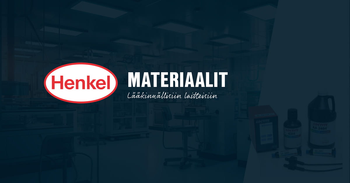 Henkel-materiaalit lääketeollisuuteen