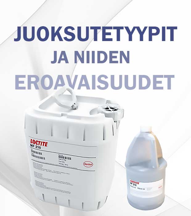 Juoksutetyypit ja niiden eroavaisuudet