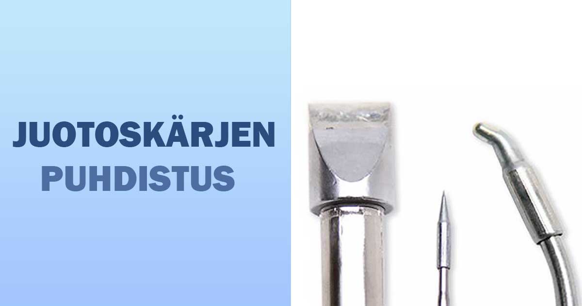Juotoskärjen puhdistus