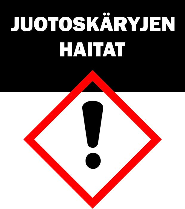 Juotoskäryjen haitat