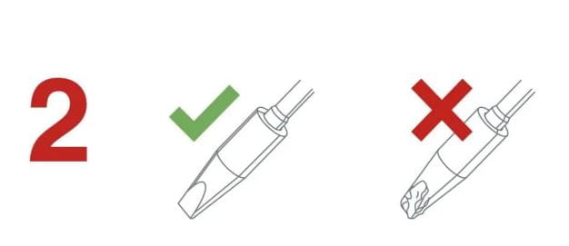 Juotoskärjen puhdistus