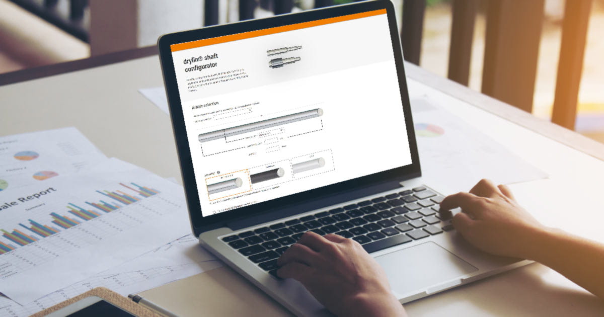 igus drylin shaft konfiguraattori