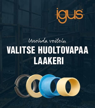 igus huoltovapaa laakeri