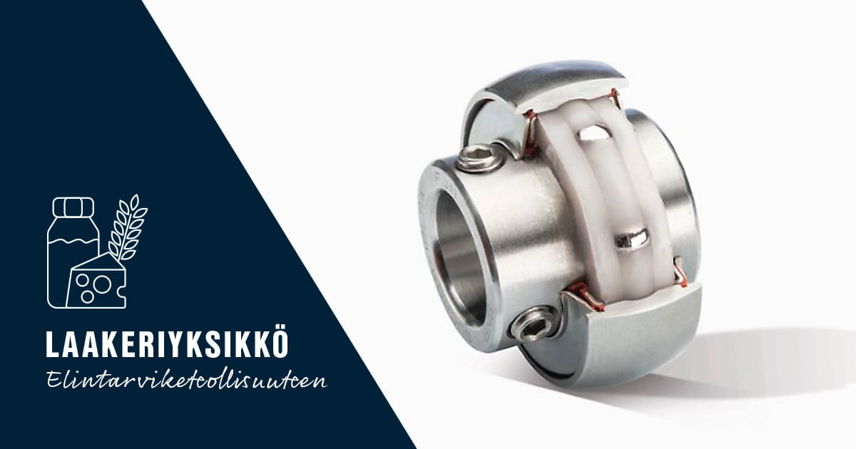 SNR Sentinel® laakeriyksikkö elintarviketeollisuuteen