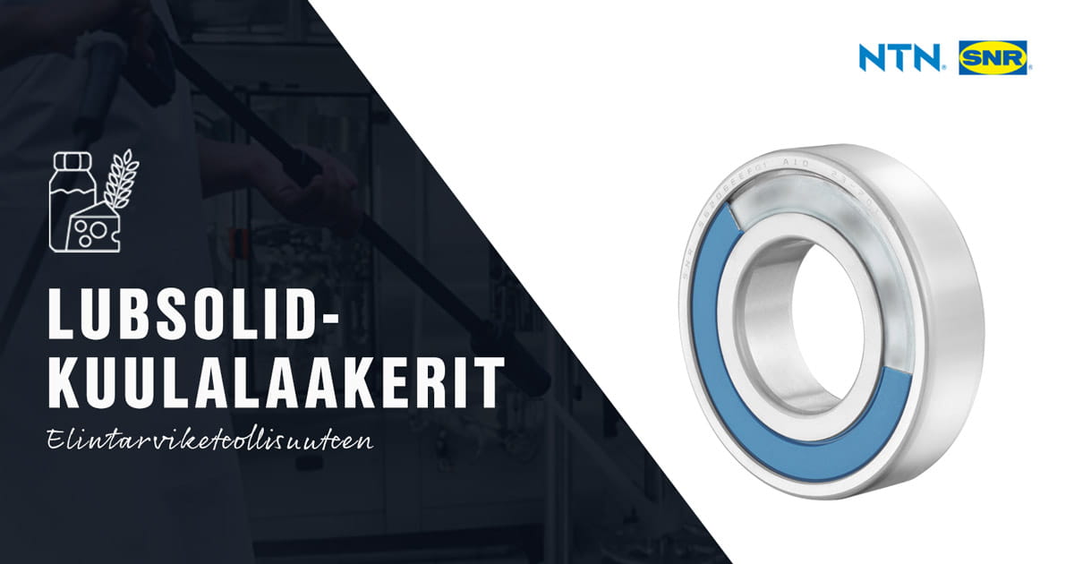 LUBSOLID-laakerit elintarviketeollisuuteen