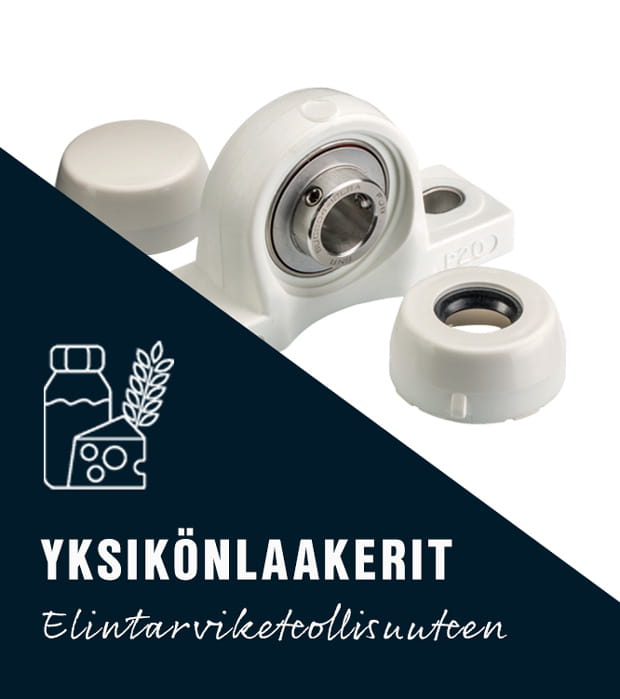 LUBSOLID-yksikönlaakerit elintarviketeollisuuteen