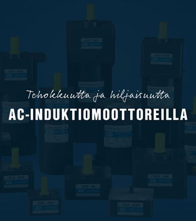 AC-induktiomoottorit hammasvaihteella
