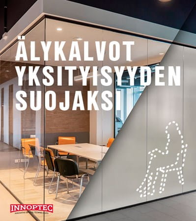 Älykalvot tilan näkyvyyden säätöön