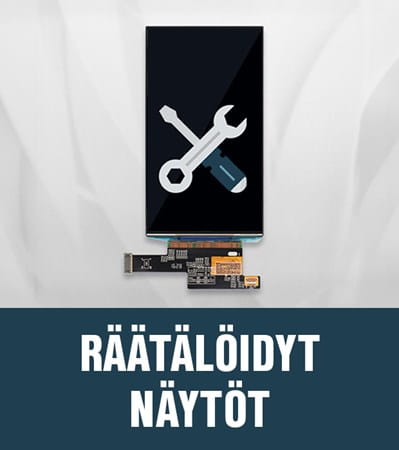 Asiakaskohtaisesti kustomoidut näytöt