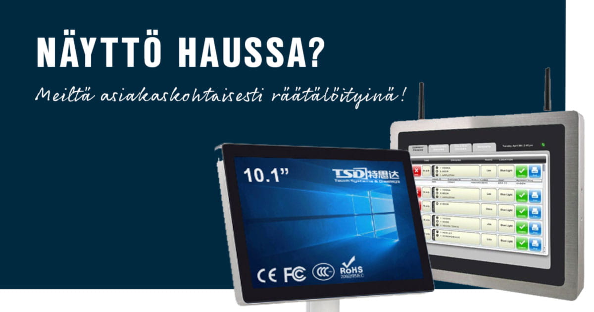 Monitorit ja tietokoneet vaativiin olosuhteisiin