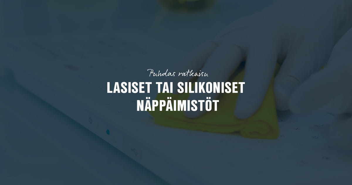 Näppäimistöt puhdastiloihin