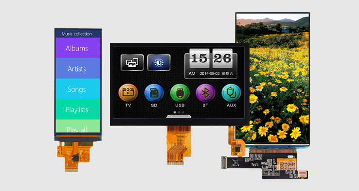 Oled-, TGT- ja LCD-näytöt